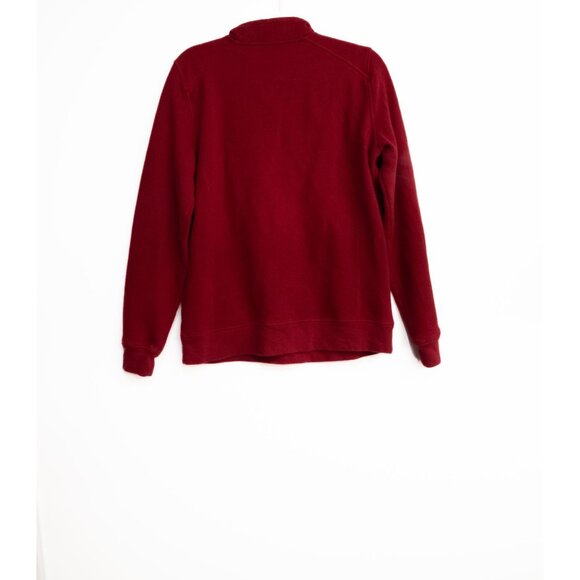 Charles River Mens Half-Zip Pullover Jacket Red Size L - Picture 5 of 8